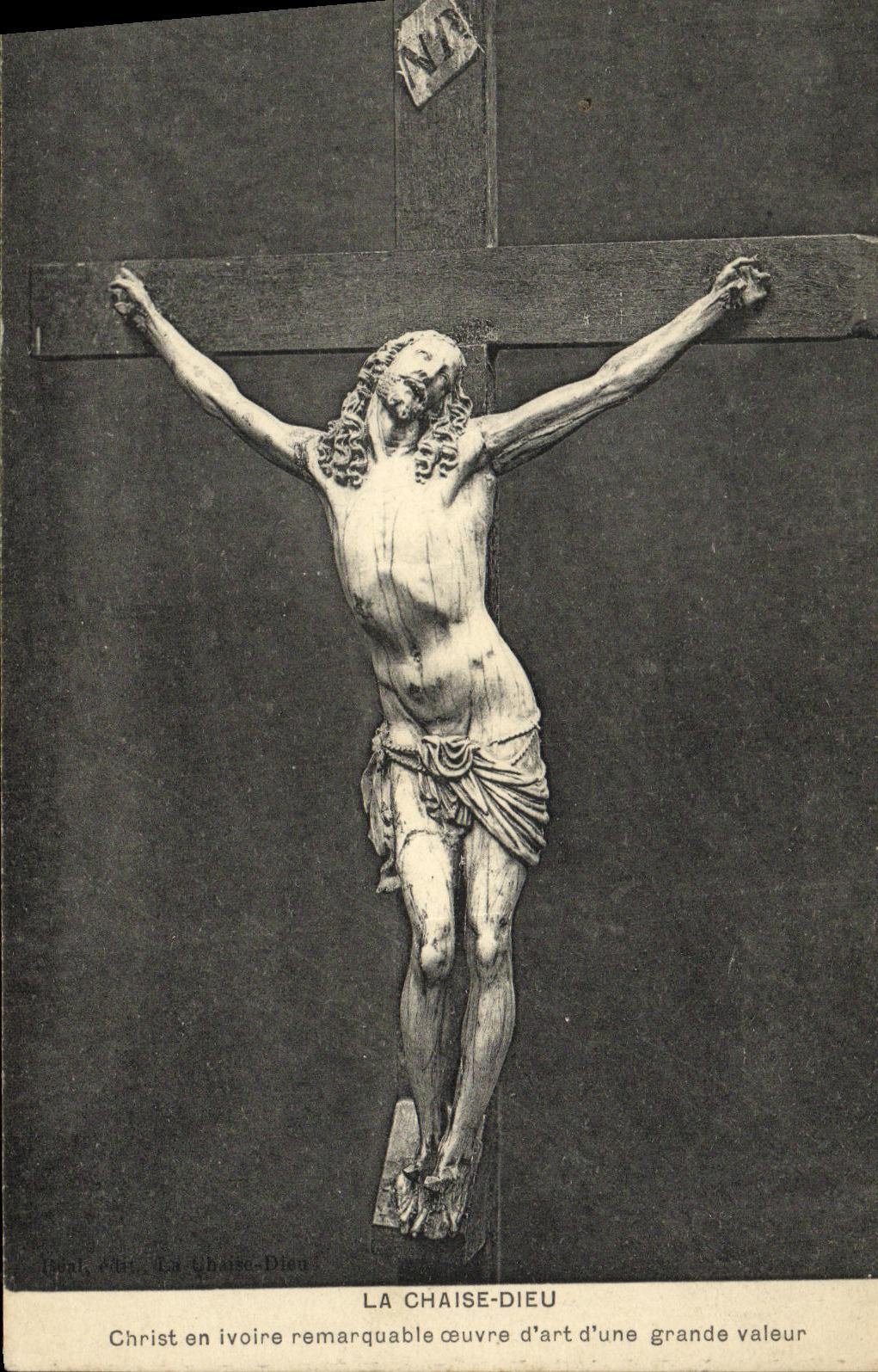 CPA La Chaise Dieu Christ en Ivoire 