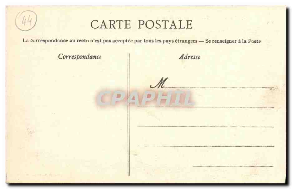 CPA Vue Generale sur la Loire Ancenis — Rückseite