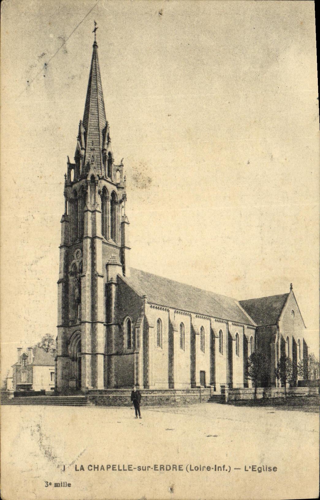 CPA La Chapelle Sur Erdre L eglise 