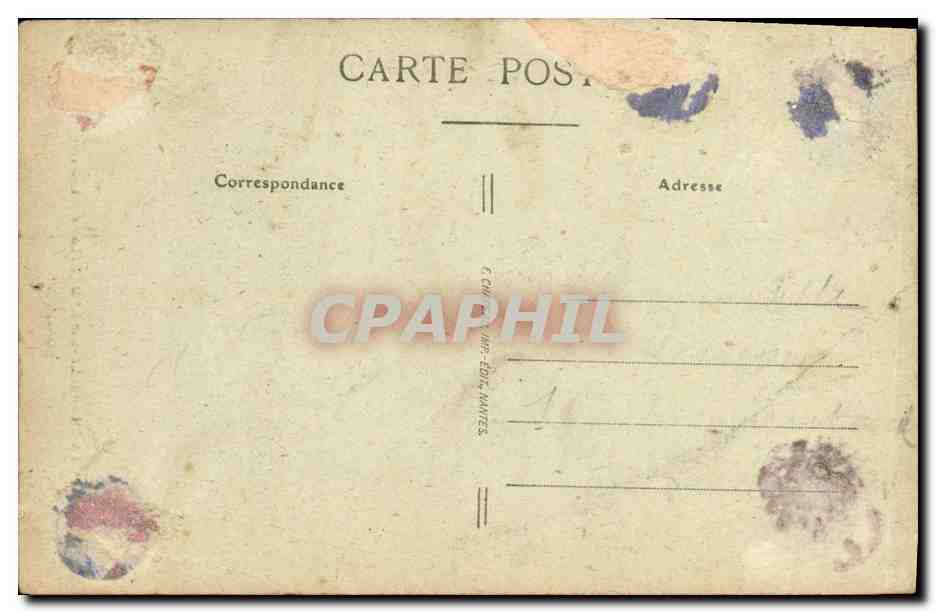 CPA La Chapelle Sur Erdre L eglise  — Rückseite