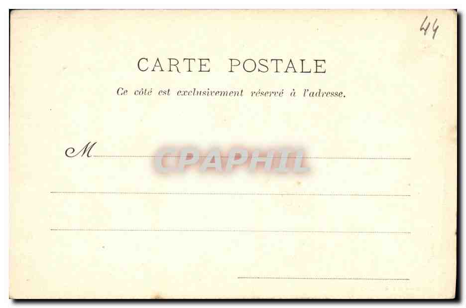 CPA Loire Atlantique Port Bateau  — Rückseite