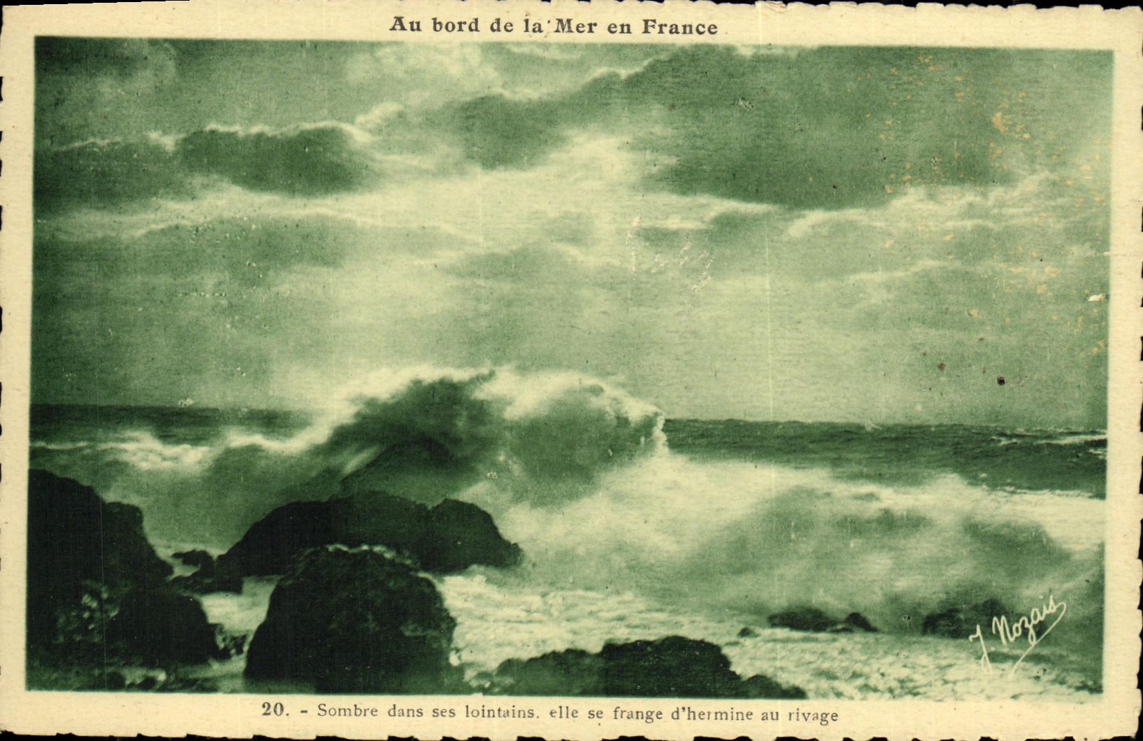 CPA Au Bord de la Mer en France 
