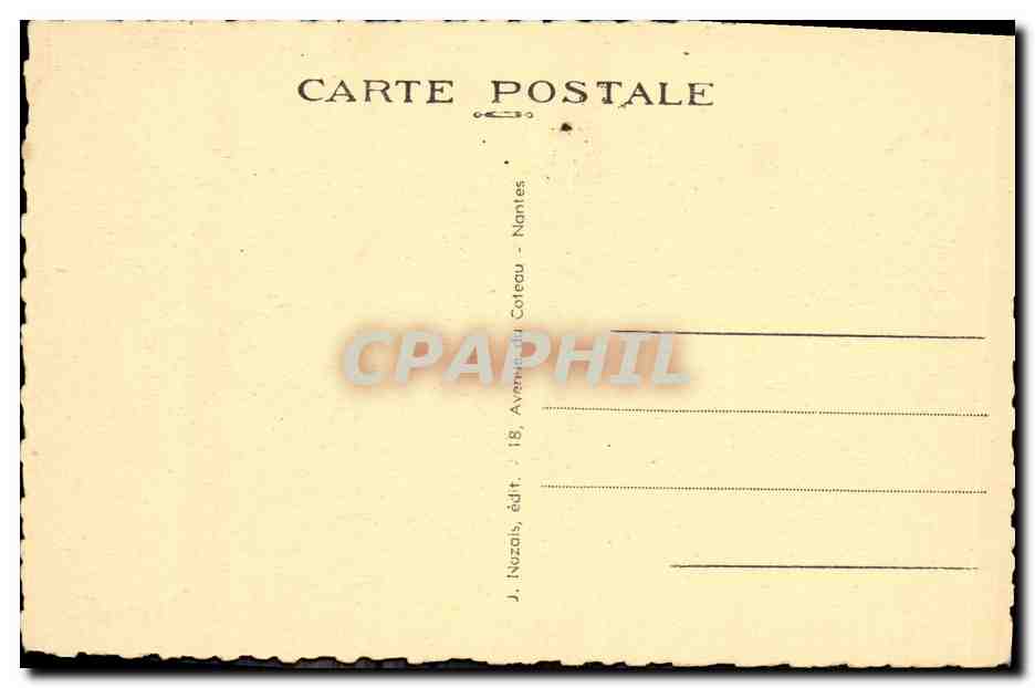 CPA Au Bord de la Mer en France  — Rückseite