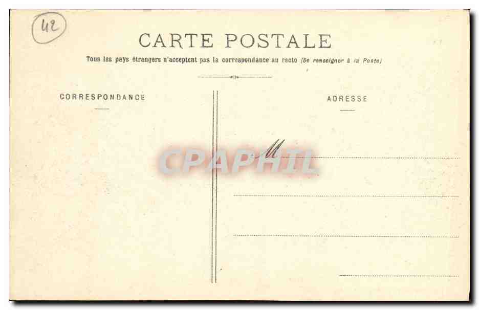 CPA St Victor Sur Loire Le Petit viaduc — Rückseite