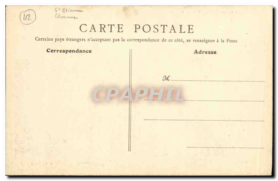 CPA Grand Hoel du Mont Pilat — Rückseite