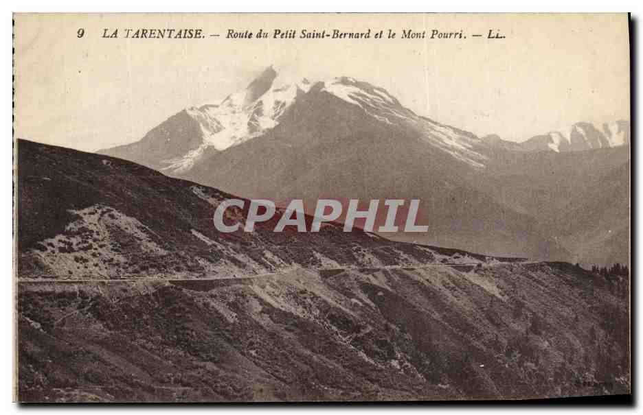 CPA La Tarentaise Route du Petit Saint Bernard et le Mont Pourri