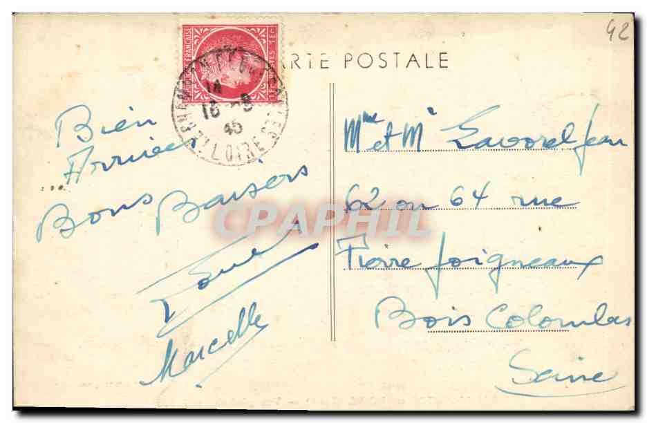 CPA Saint Victor Sur Loire Vue generale — Rückseite