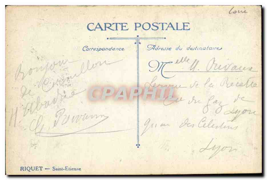 CPA Environs de Rochetaillee Les deux routes d acces au pied du haut du barrage du gouffre d enfer — Rückseite