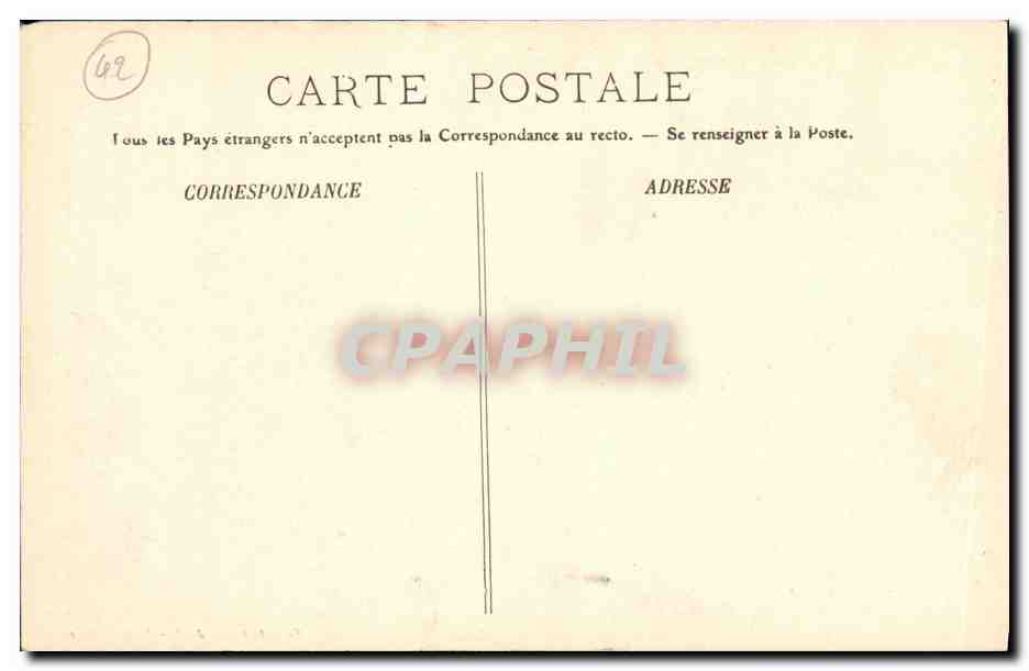 CPA Environs de Saint Etienne Vue generale de Cornillon  — Rückseite