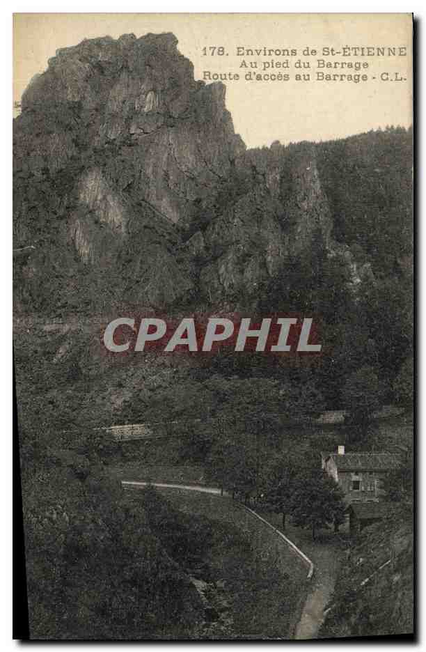 Environs de St-ÉTIENNE — Au pied du Barrage — G.L. n°178