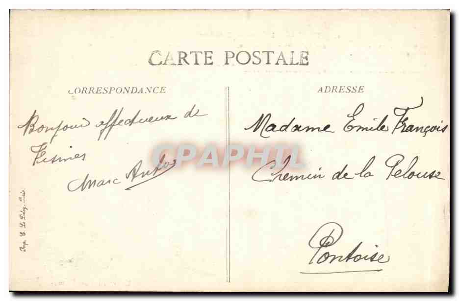 CPA Fismes L eglise Exterieur — Back