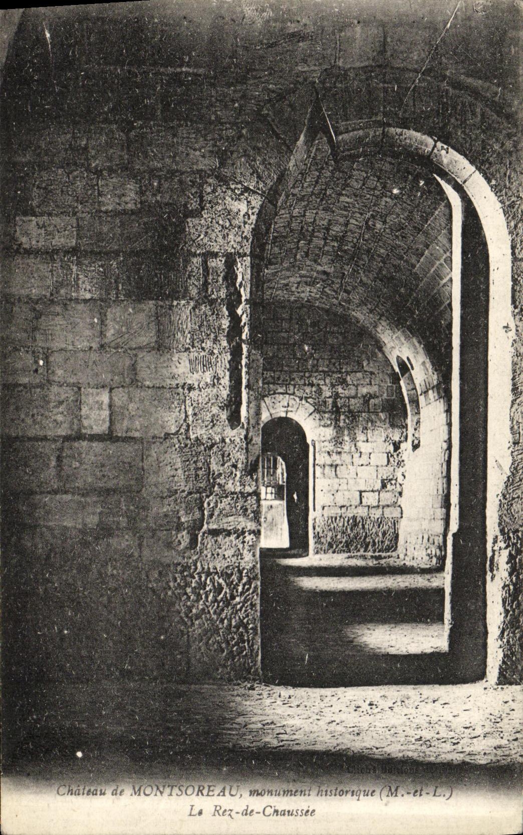 CPA Chateau de Montsoreau Le rez de chaussee