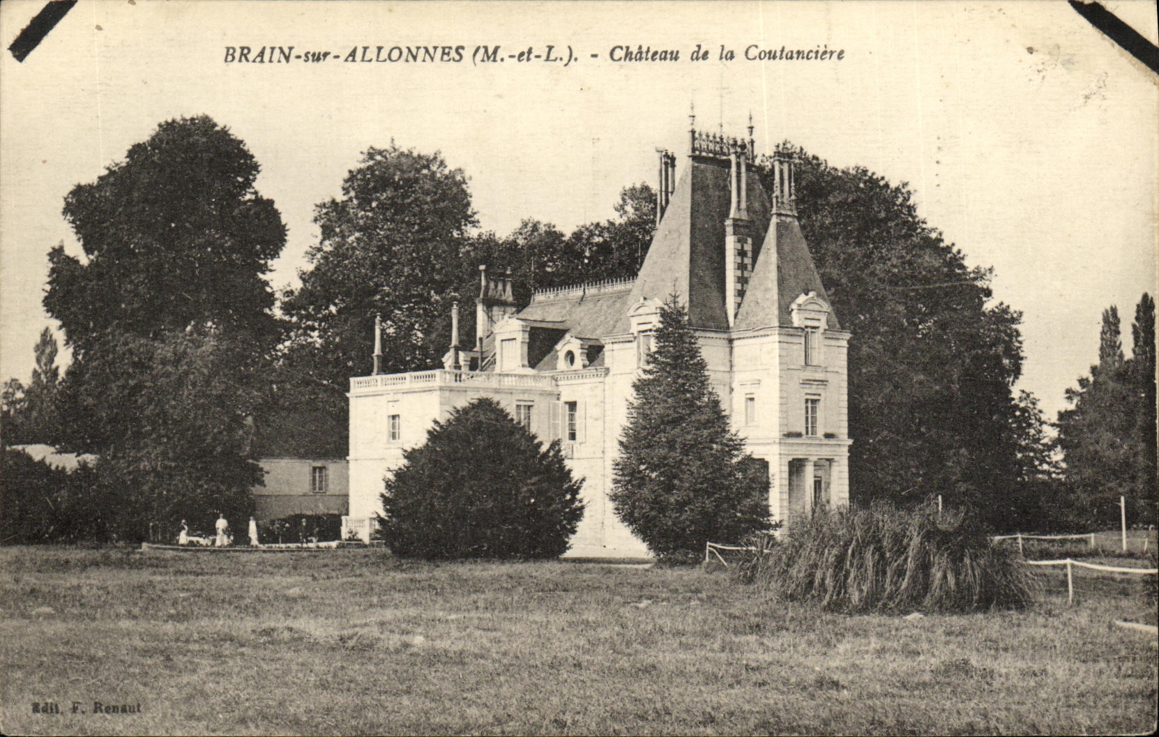 CPA Brion sur Allonnes Chateau de la Coutanciere