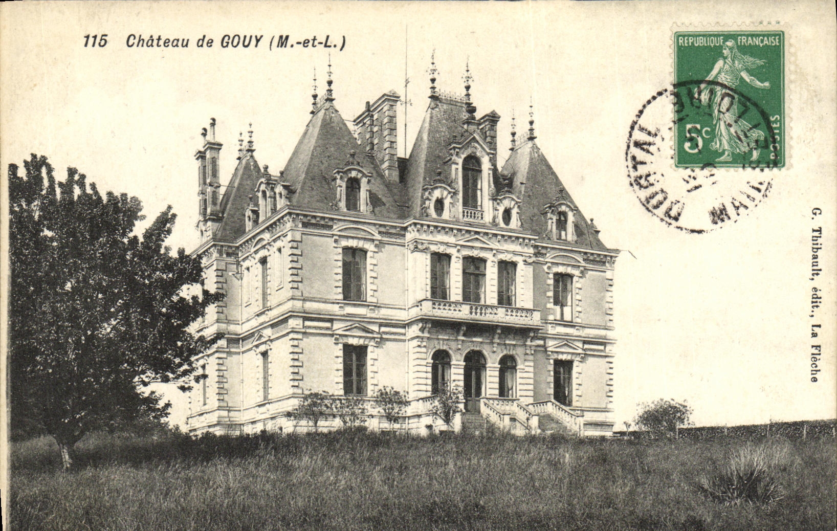 CPA Chateau de Gouy
