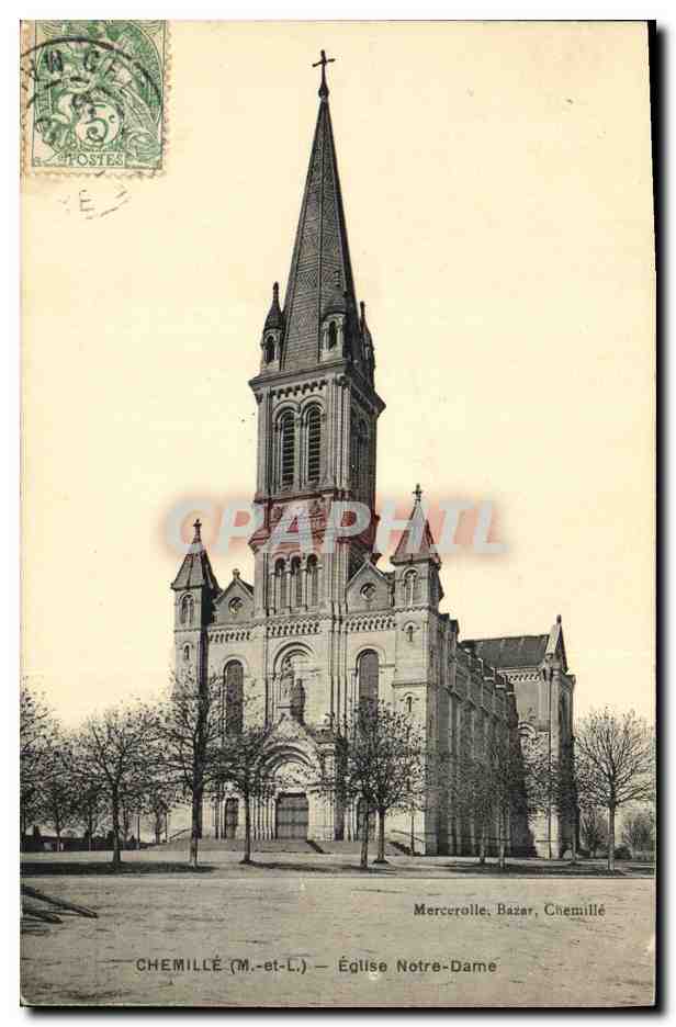 CPA Chemille Eglise Notre Dame