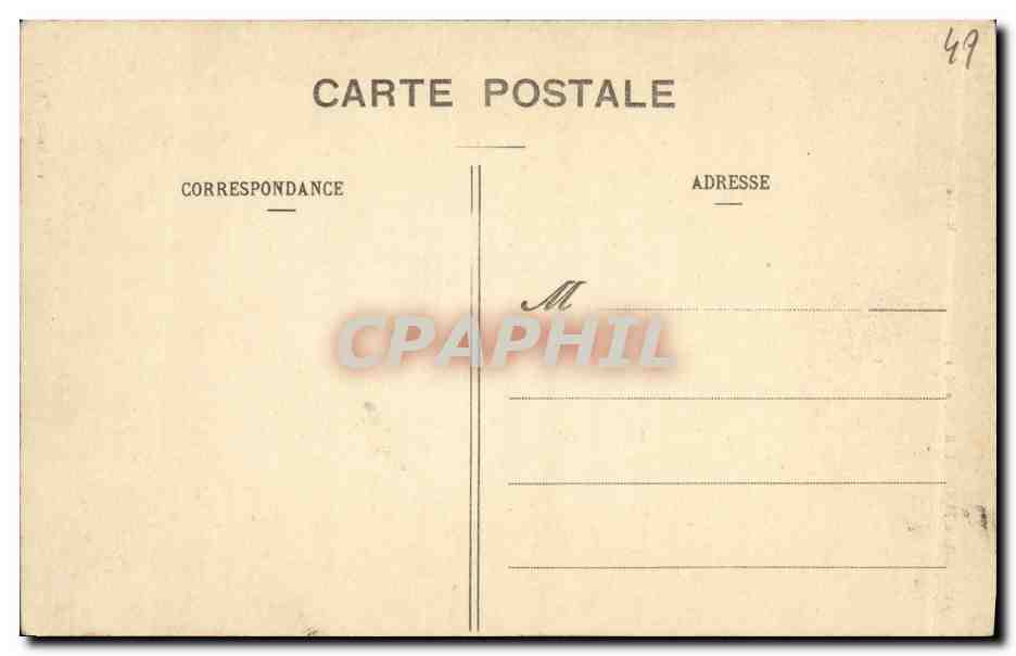 CPA Vernoil le Fourrier — Back