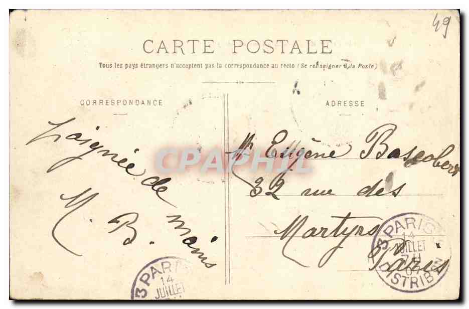 CPA La Sarthe et le Pont a Morannes Bateaux — Back
