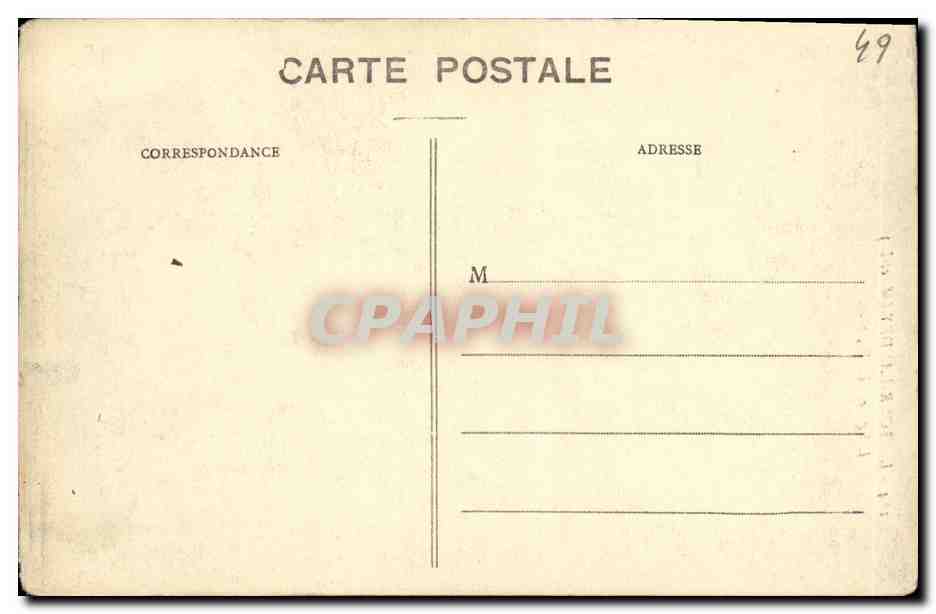 CPA La Tour Landry L Eglise — Verso