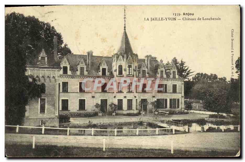 CPA La Jaille Yvon Chateau de Loncherais