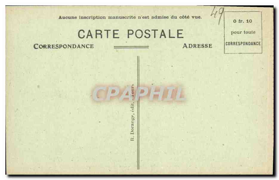 CPA Angers Musee St Jean Bahut du 16eme La revanche de la danse macabre provenant de la chapelle de l ancien palais  — Rückseite