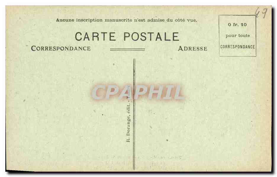 CPA Angers Musee St Jean Grande Salle A Trois Nefs  — Rückseite