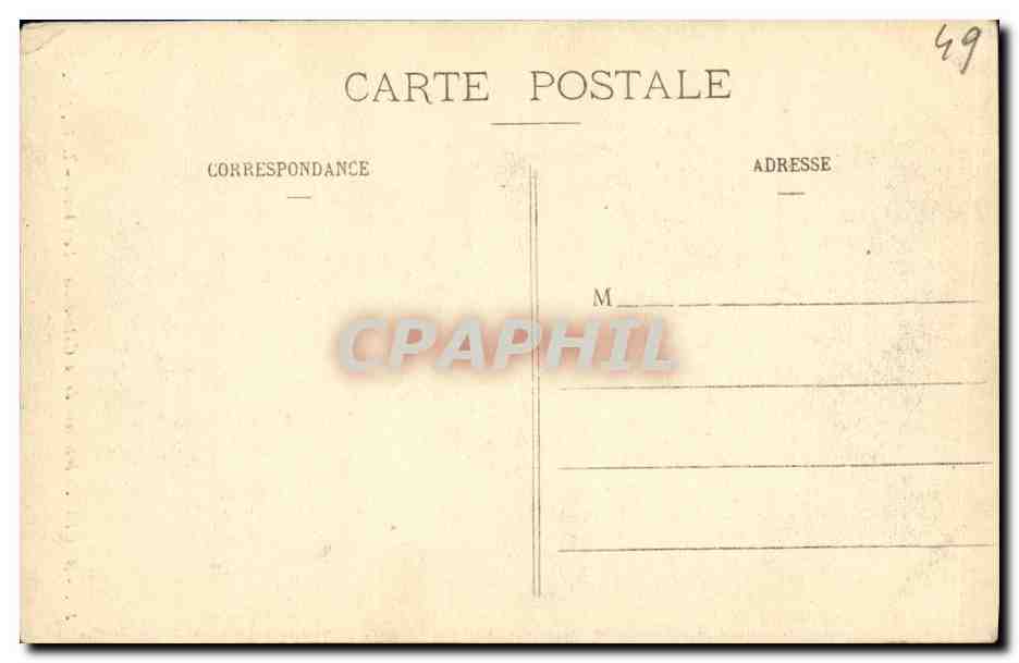 CPA Angers Interieur De La Cathedrale La Chaire — Rückseite