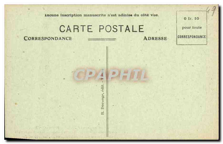 CPA Angers Hopital St Jean Devenu mmusee archelogique — Rückseite