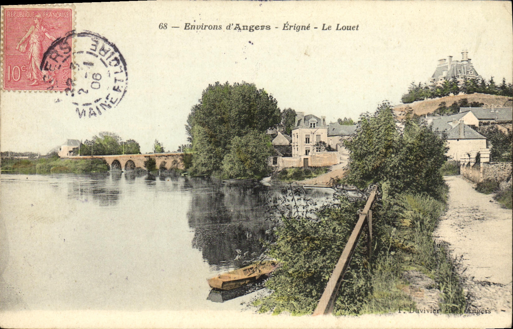 CPA Environs d Angers Erigne Le Louet