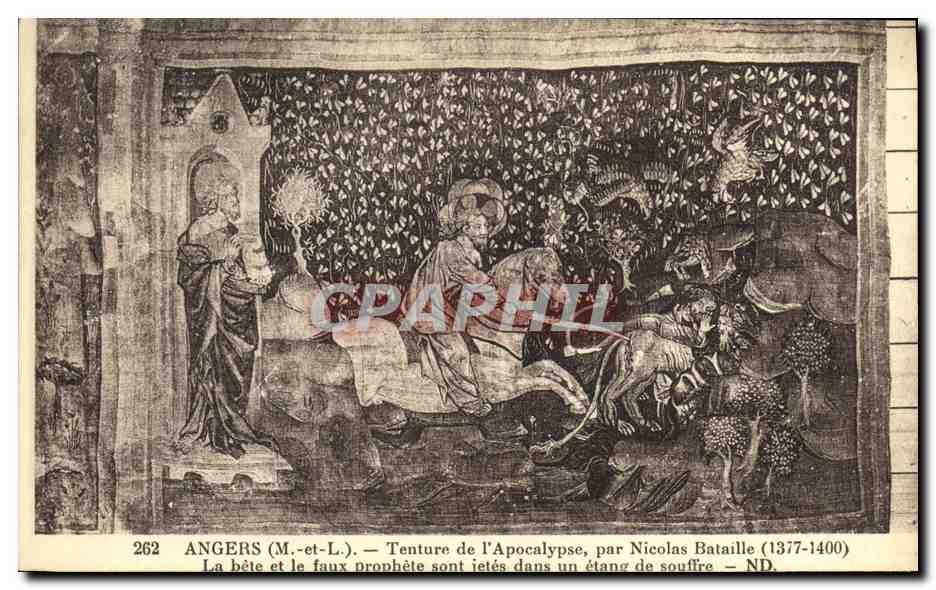 CPA Angers Tenture de I Apocalypse par Nicolas Bataille La bete et le faux prophete