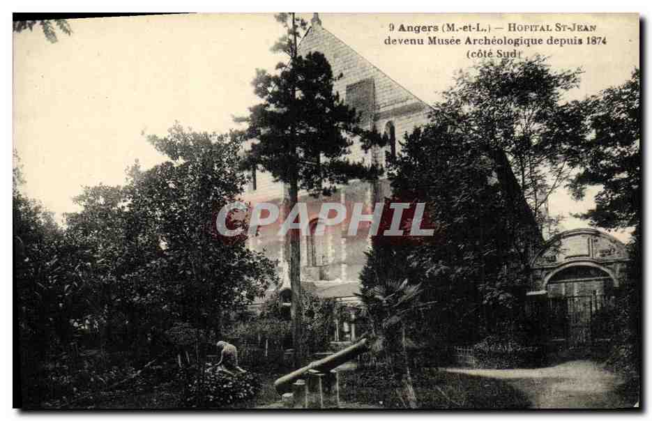 CPA Angers Hopital St Jean Devenu Musee archeologique 