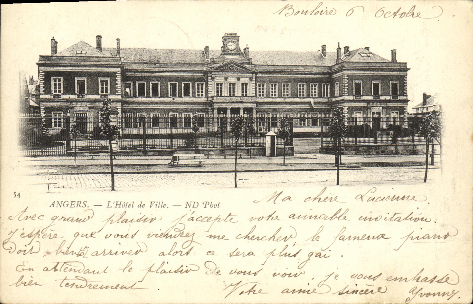 CPA Angers L Hotel de Ville