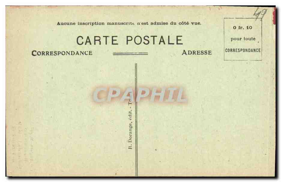 CPA Angers Musee st Jean Olifant du 12eme — Rückseite