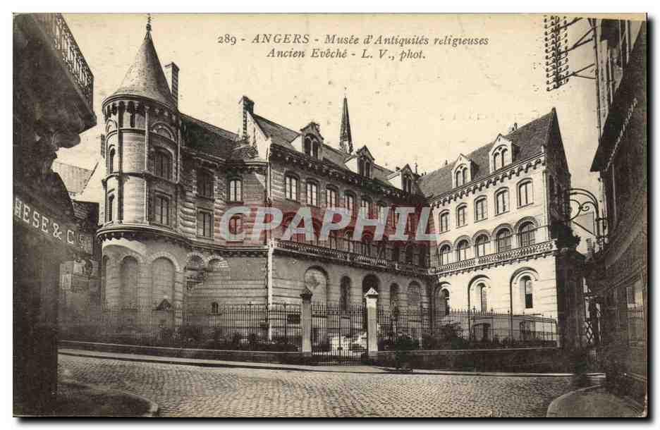 CPA Angers Musee d Antiquites religieuses Anciene eveche 