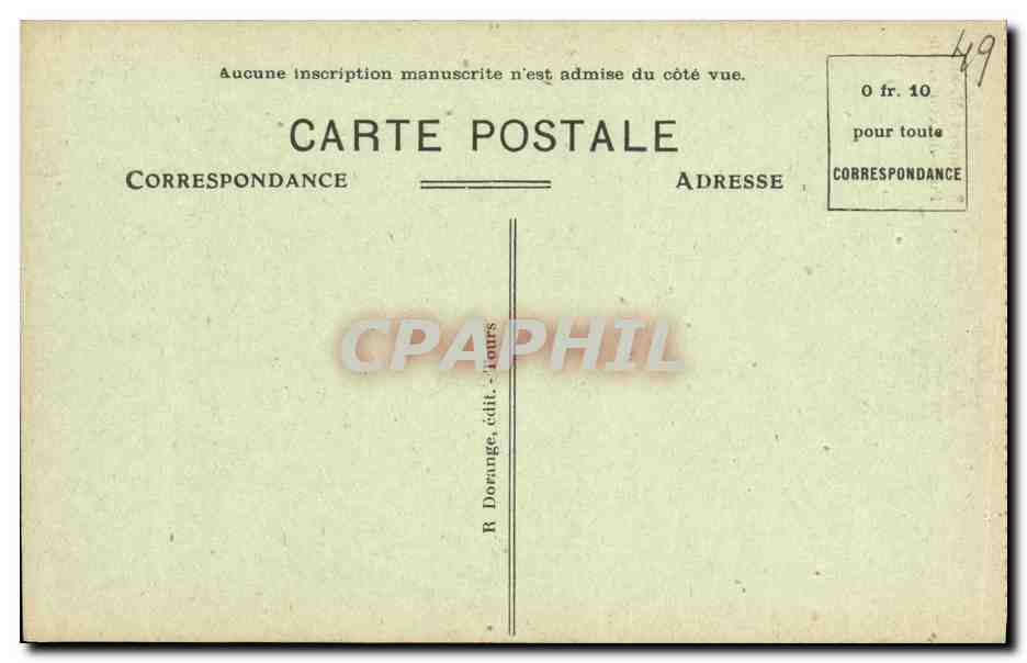 CPA Angers Puits du 17eme — Rückseite