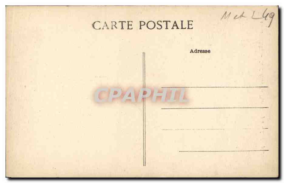 CPA Angers Le Chateau des ducs d Anjou — Rückseite