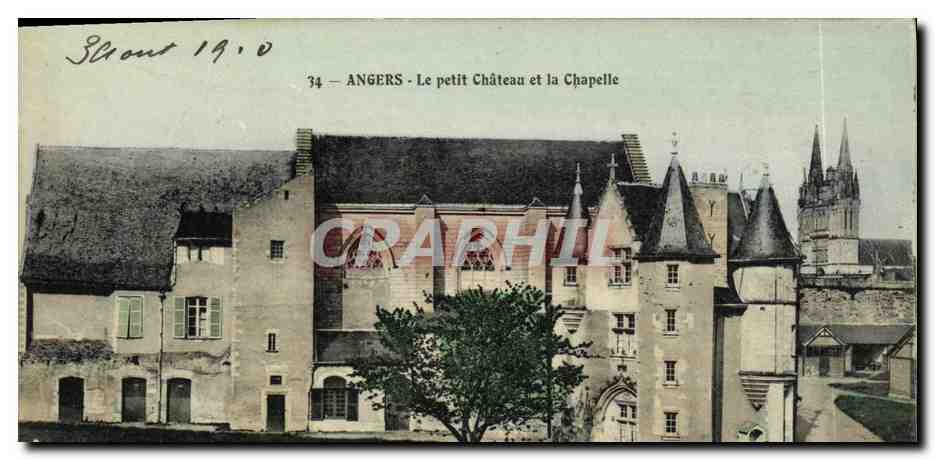 CPA Angers Le petit Chateau et la Chapelle