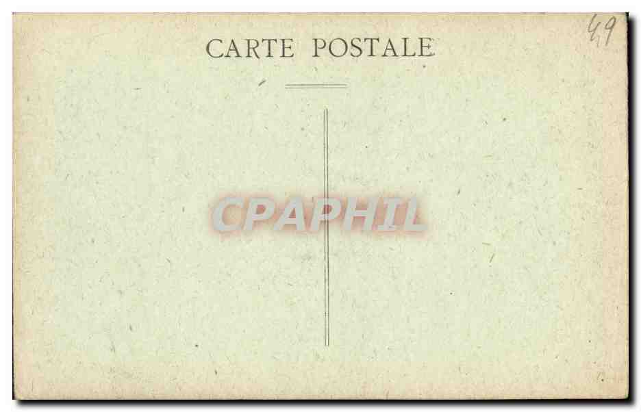 CPA Angers Jardin du Mail Vue generale a Vol d oiseau — Rückseite