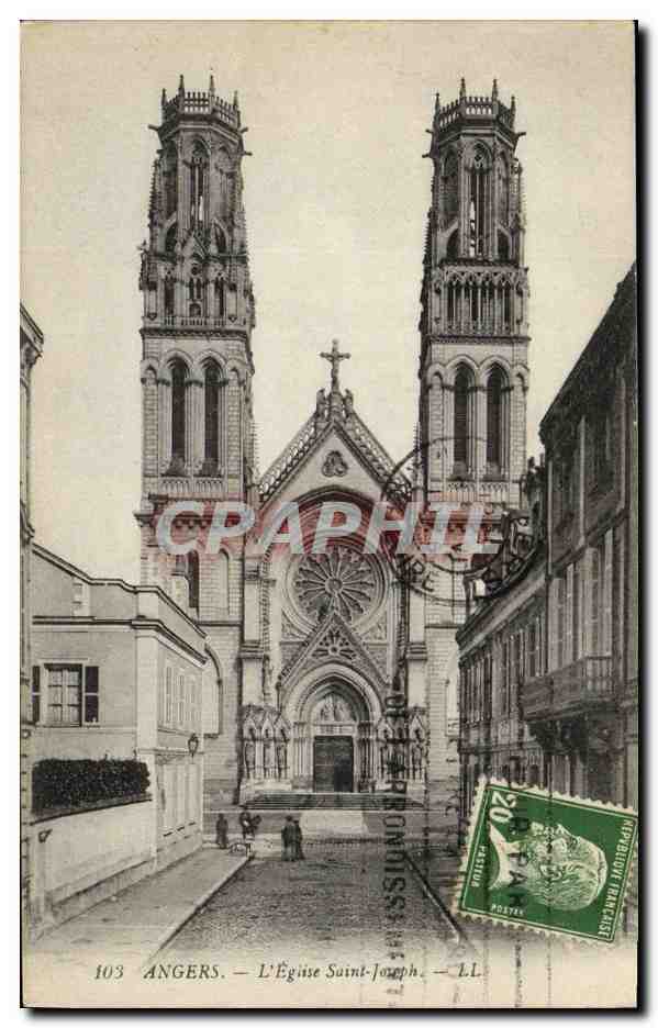 CPA Angers L Eglise Saint Joseph