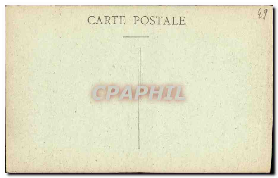 CPA Angers Vue generale du Jardin des Plantes  — Rückseite