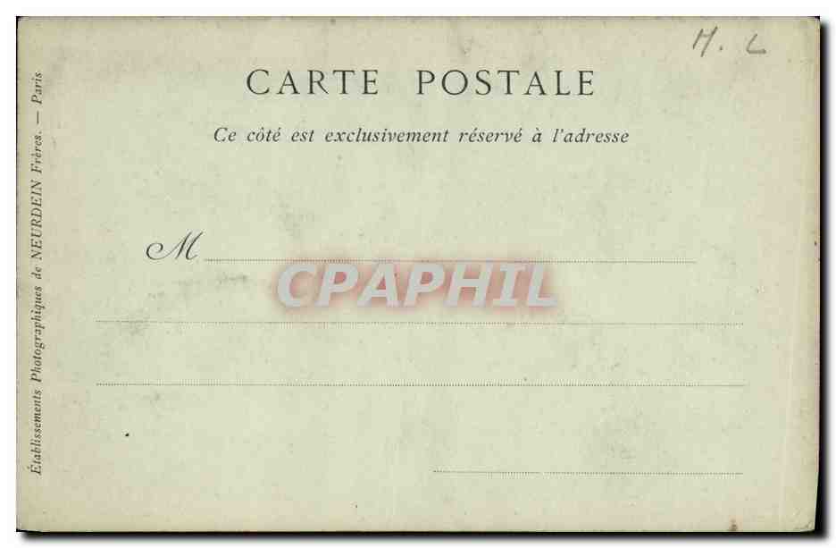 CPA Angers Le Pont de la Basse Chaine et le Chateau — Rückseite