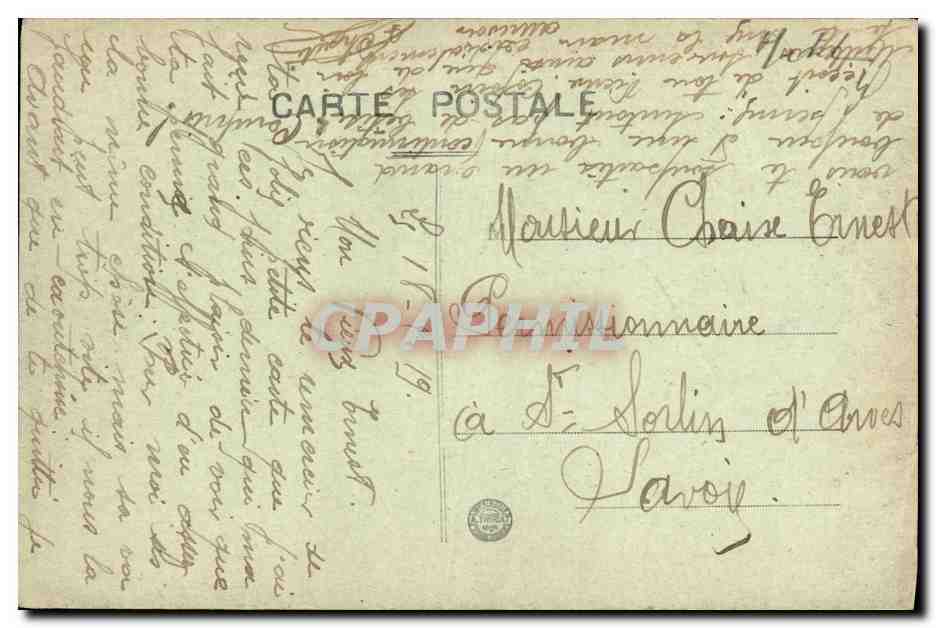 CPA Angers Vue generale du Jardin des Plantes — Rückseite