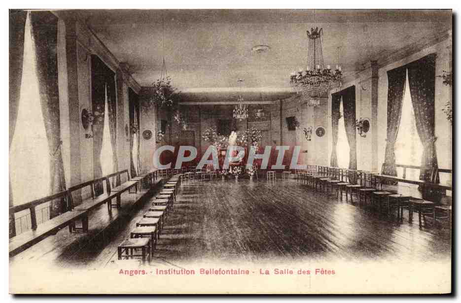 CPA Angers Institution Bellefontaine La Salle de Fetes