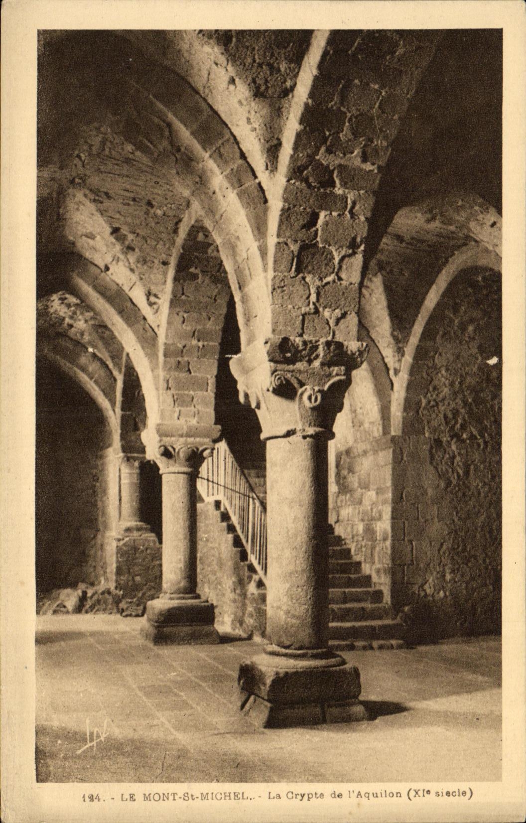 Le Mont-Saint-Michel — La Crypte de l'Aquilon (XIe siècle) — Laurent Nol, Rennes