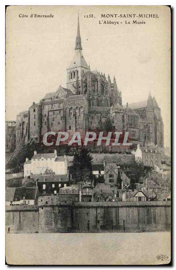 Mont-Saint-Michel — L'Abbaye - Le Musée — Côte d'Emeraude, n°1258