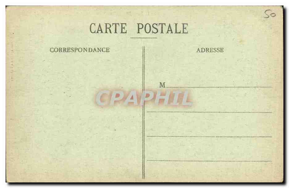 CPA Mont St Michel Tour Gabriel — Verso