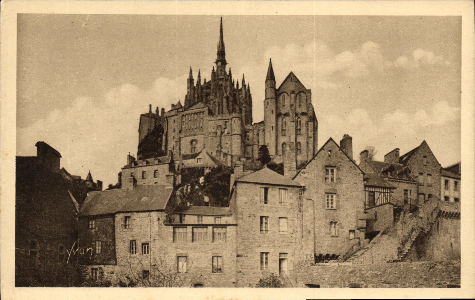 Mont-Saint-Michel — Vue prise de la Tour Boucle — Édition d'Art YVON