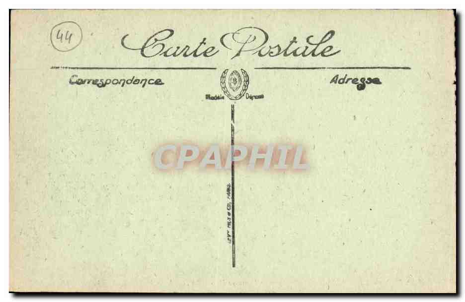 CPA Nantes La Cathedrale Tombeau de Francois ll — Verso