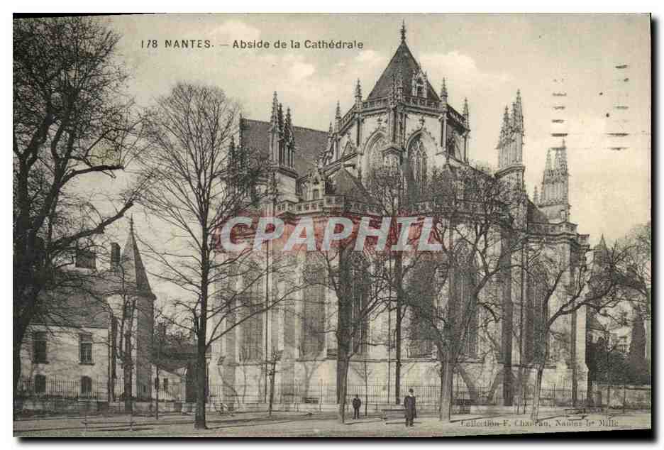 CPA Nantes Abside de la Cathedrale