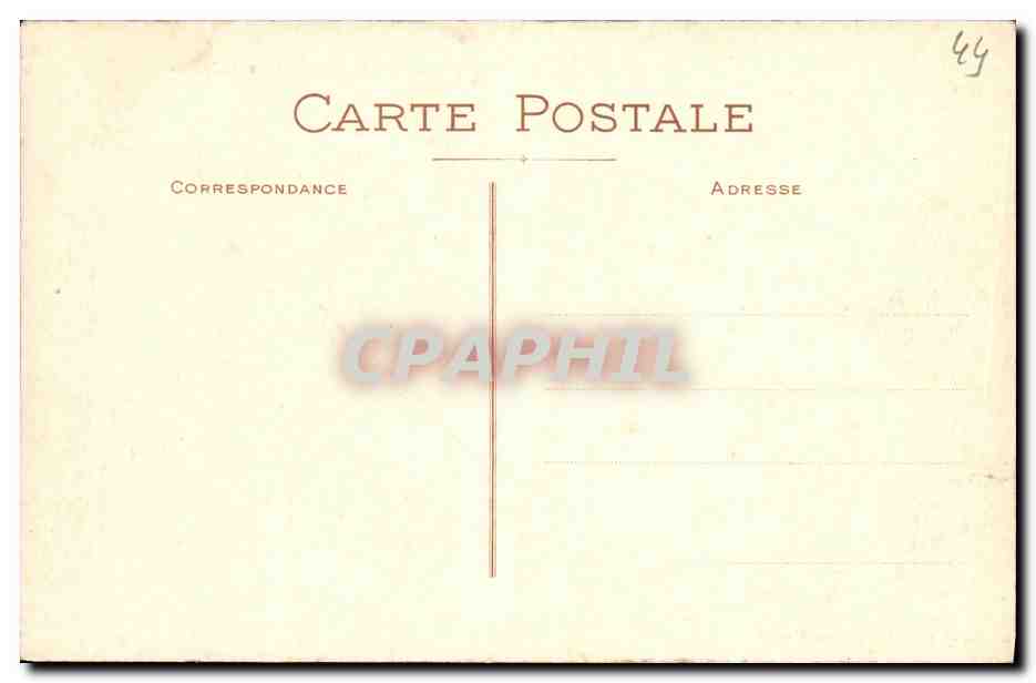 CPA Nantes Le Quai d Orleans L Ecluse — Rückseite