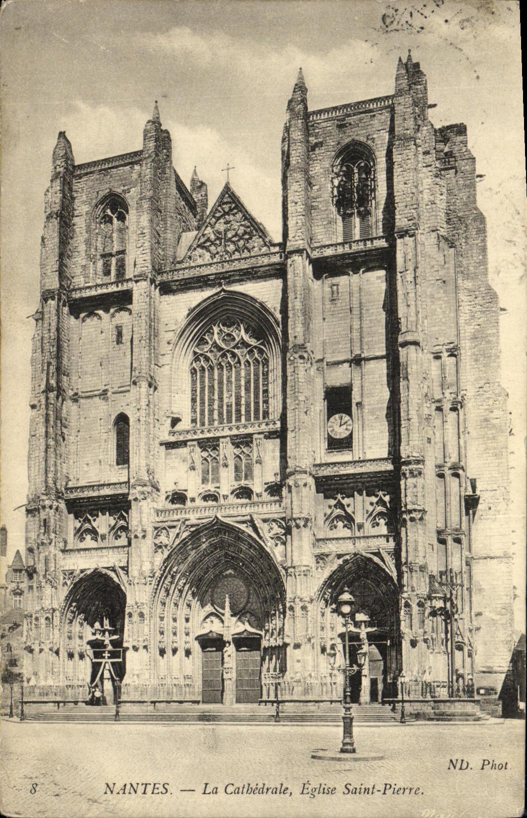 CPA Nantes La Cathedrale Eglise Saint Pierre